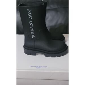 Off White Reboot "For Rainy Days" Boots Size 40
